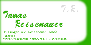 tamas reisenauer business card